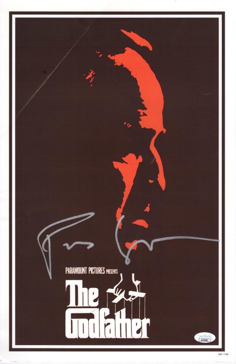 Francis Ford Coppola Signed Autograph 11x17 The Godfather Poster w/ JSA COA