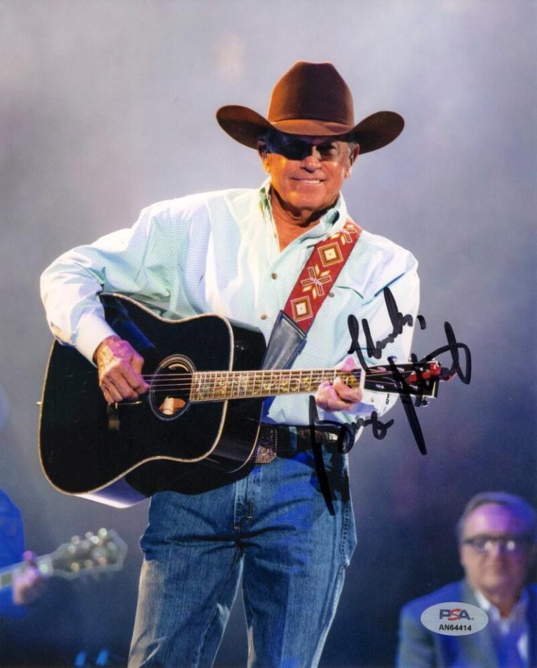 George Strait Signed Autograph 8x10 Photo Photograph - Blue Clear Sky w/ PSA COA