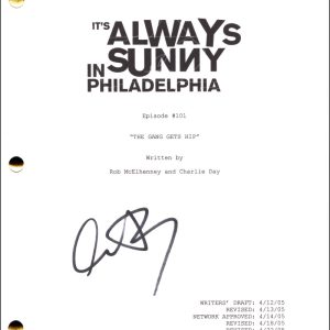 Charlie Day Signed Autograph It's Always Sunny in Philadelphia Full Pilot Script