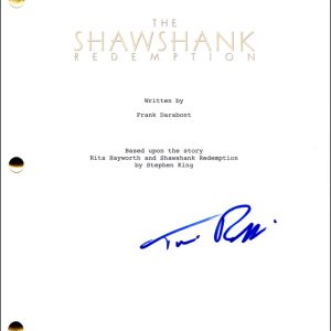 Tim Robbins Signed Autograph The Shawshank Redemption Full Movie Script JSA COA