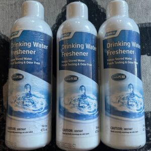 3x RV CAMPER Drinking Water Fresheners 16 oz Camco Keeps Stored Water Odor Free