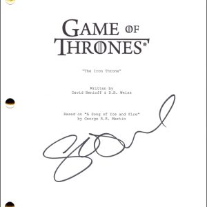 Sophie Turner Signed Autograph Game of Thrones Pilot Script Sansa Stark JSA COA
