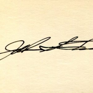 John S. Fine Governor of Pennsylvania Signed Autograph
