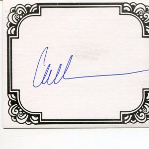 Carl Hiaasen Author Journalist Newbery Award Signed Autograph Bookplate