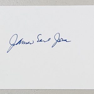 James Earl Jones Signed Autographed 4x6 Card BAS Beckett Star Wars Darth Vader 5