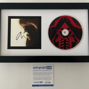 THE WEEKND ABEL TESFAYE SIGNED HURRY UP TOMORROW FRAMED CD w/ AUTOGRAPH COA ACOA
