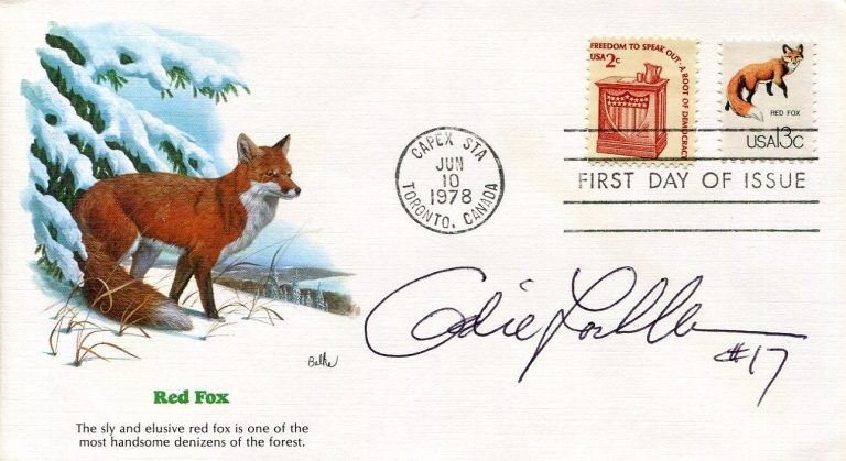 Gordie Gordon Lockbaum Holy Cross Crusaders Football HOF Signed Autograph FDC