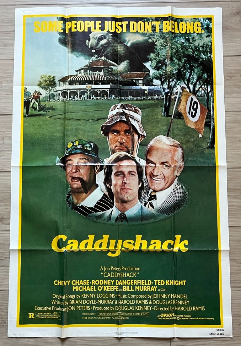 CADDYSHACK 1980 VINTAGE ORIGINAL ONE SHEET 27