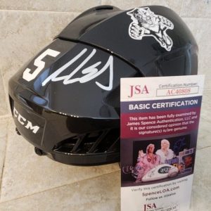Aaron Ekblad Signed Full-Size Hockey Helmet w/ JSA COA #AC40808 Florida Panthers