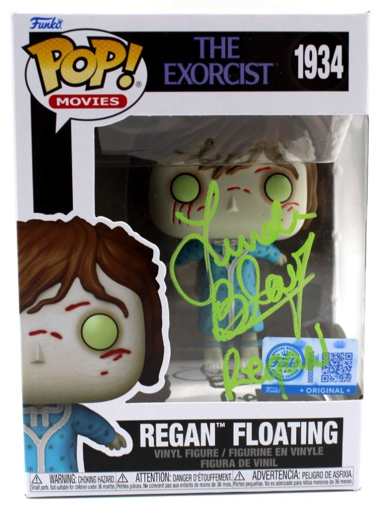 Linda Blair Signed Exorcist Regan Floating 1934 Funko Pop w/JSA COA CH52678