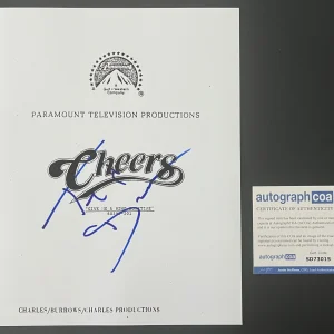 TED DANSON SIGNED CHEERS FULL PILOT SCRIPT w/PROOF & AUTOGRAPH COA ACOA