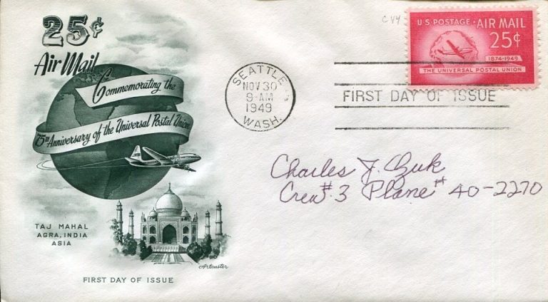 Charles Ozuk WWII War Doolittle Raider Raid DFC Signed Autograph FDC