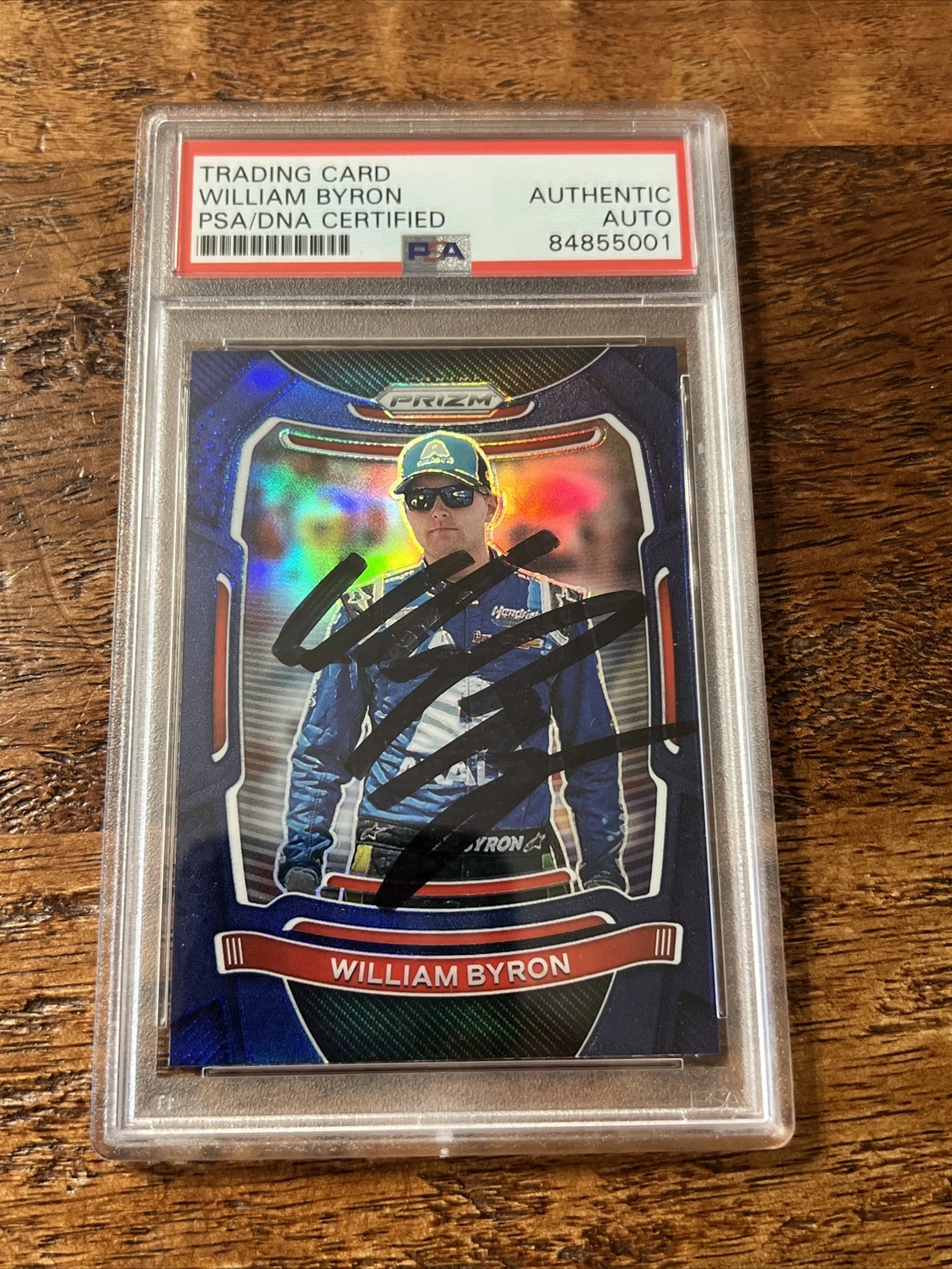 William Byron IP Signed Prizm Card PSA DNA Coa Slab NASCAR Autographed ...