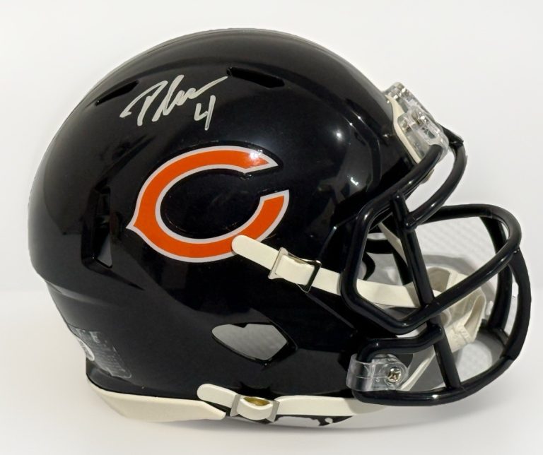 DEANDRE SWIFT signed (CHICAGO BEARS) 🐻 mini football helmet JSA COA CK19748