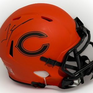 TREMAINE EDMUNDS signed (CHICAGO BEARS) 🐻 mini football helmet JSA COA CK19757