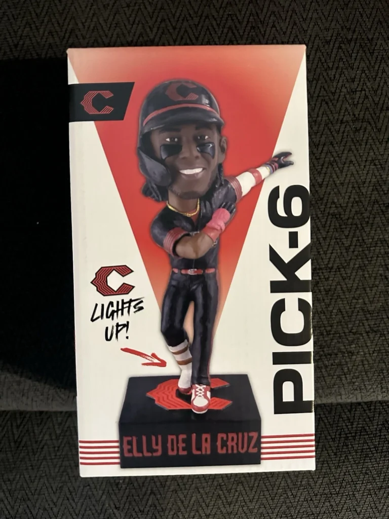 CINCINNATI REDS Oversized Elly De La Cruz Bobblehead NIB 2026 Pick 6 Lights Up