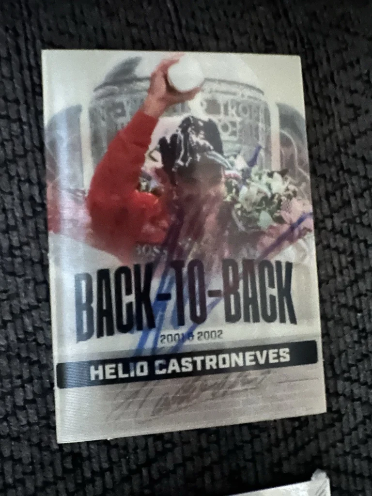 Helio Castroneves  Signed Trading Card Indy 500 Indianapolis 2025 Back To Back