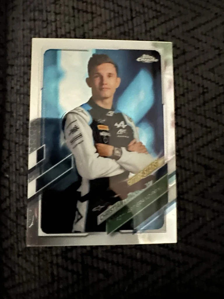 Signed Trading Card Indy 500 Car Indianapolis Christian Lundgaard Formula 1 F1