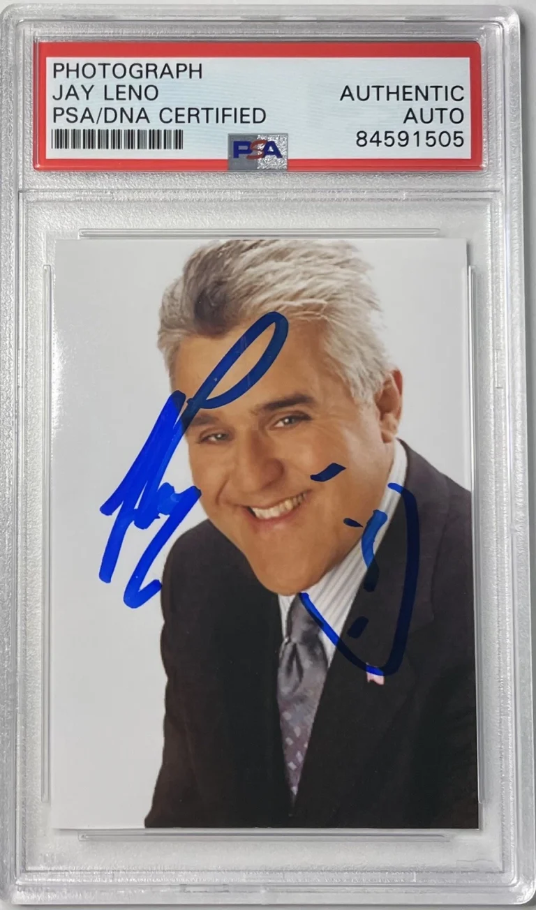 Jay Leno Signed The Tonight Show Photograph Autograph PSA DNA Certified Picture