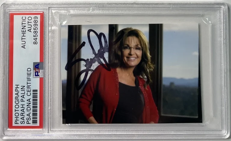 GOV. SARAH PALIN SIGNED PSA DNA CERTIFIED PHOTOGRAPH PICTURE AUTOGRAPH VP ?!?