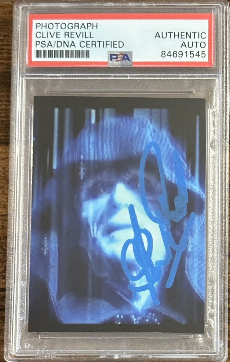 STAR WARS EMPEROR PALPATINE CLIVE REVILL SIGNED PHOTOGRAPH PSA DNA AUTOGRAPH