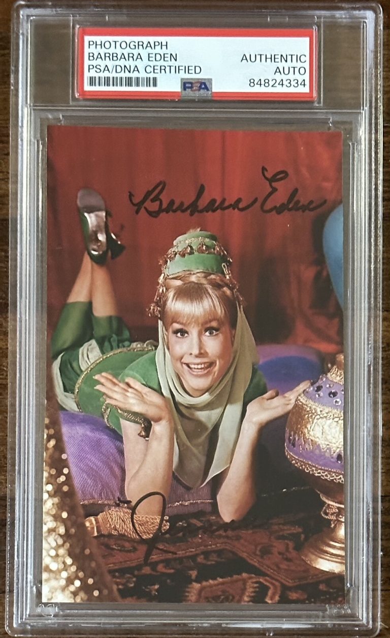 Barbara Eden Signed I Dream Of Jeannie Picture Photograph Autograph PSA DNA COA
