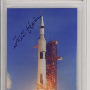 FRED HAISE APOLLO 13 ASTRONAUT SIGNED PHOTOGRAPH PSA DNA COA AUTOGRAPHED NASA