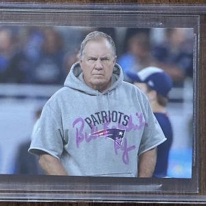 COACH BILL BELICHICK SIGNED PHOTOGRAPH PICTURE AUTOGRAPH BECKETT BAS COA