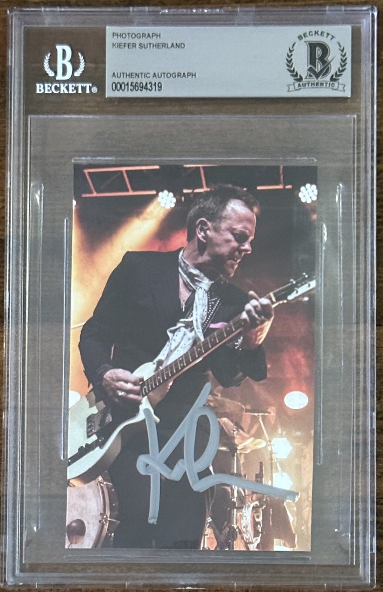 Kiefer Sutherland Actor 24 Jack Picture Photograph BAS Beckett COA Autograph