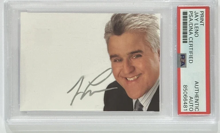 Jay Leno Signed The Tonight Show Photograph Autograph PSA DNA Certified Picture