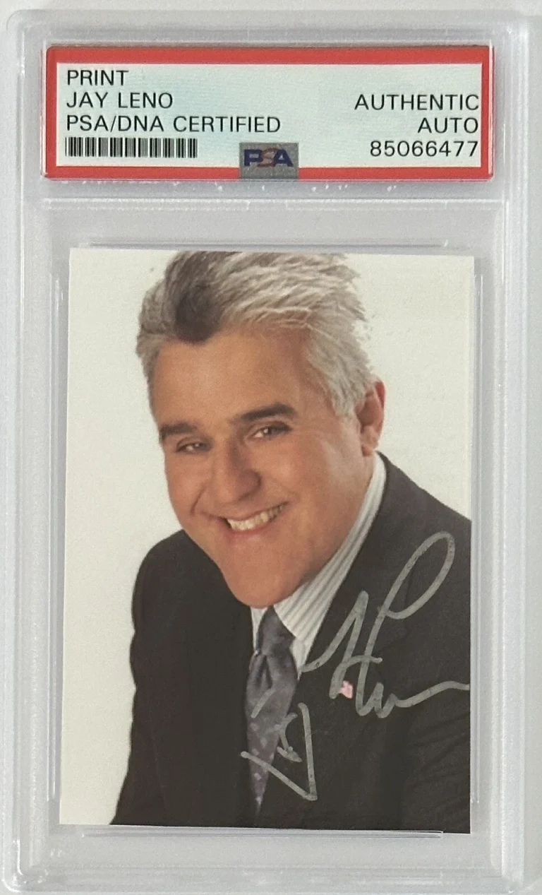Jay Leno Signed The Tonight Show Photograph Autograph PSA DNA Certified Picture