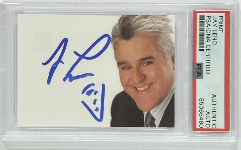 Jay Leno Signed The Tonight Show Photograph Autograph PSA DNA Certified Picture