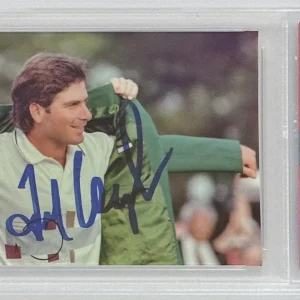 FRED COUPLES SIGNED MASTERS CHAMPION JACKET PHOTOGRAPH PSA DNA COA AUTOGRAPH