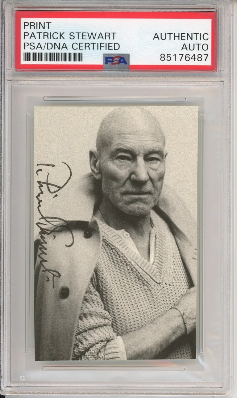Sir Patrick Stewart SIGNED Print Photograph PSA DNA Certified Autographed COA