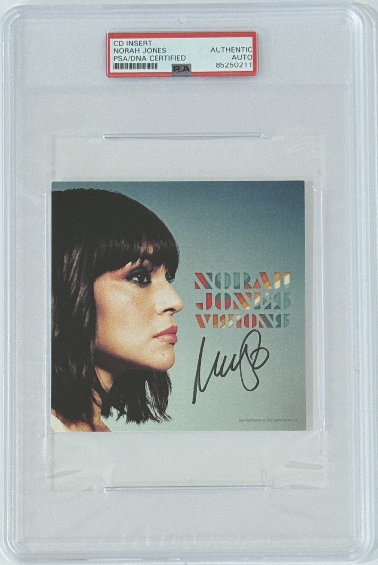 Norah Jones Visions SIGNED AUTOGRAPHED PHOTOGRAPH PICTURE PSA DNA Certified COA