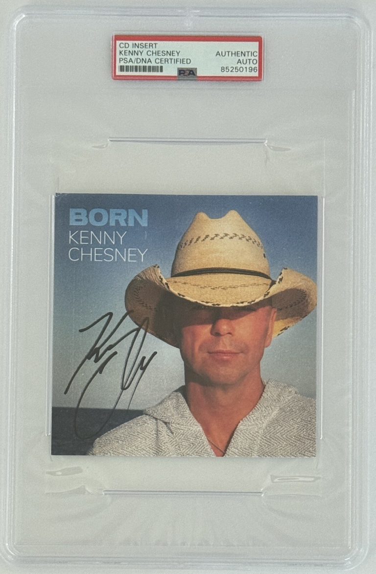 SIGNED Kenny Chesney CD Cover Art Card Photograph Picture PSA DNA COA Certified