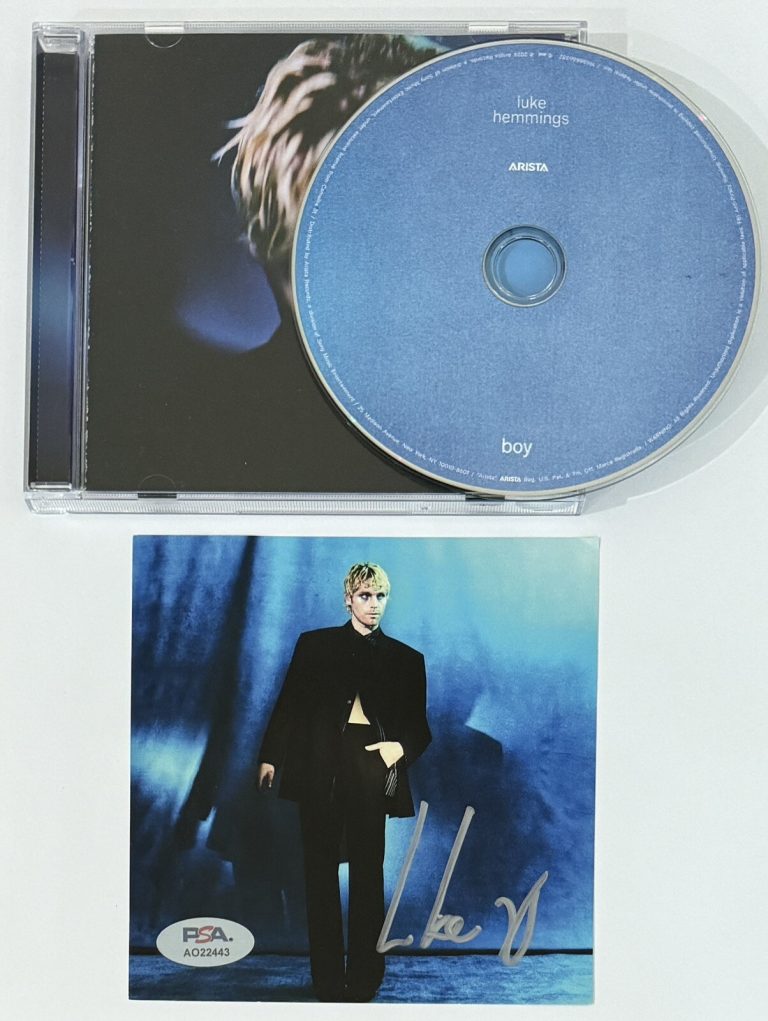 SIGNED Luke Hemmings BOY CD & Cover Photograph PSA DNA COA One Direction Band