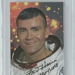 FRED HAISE SIGNED PSA DNA COA AUTOGRAPHED APOLLO 13 NASA PHOTOGRAPH ASTRONAUT