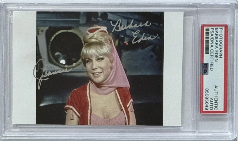 Barbara Eden SIGNED I Dream Of Jeannie Picture Photograph PSA DNA COA Autograph