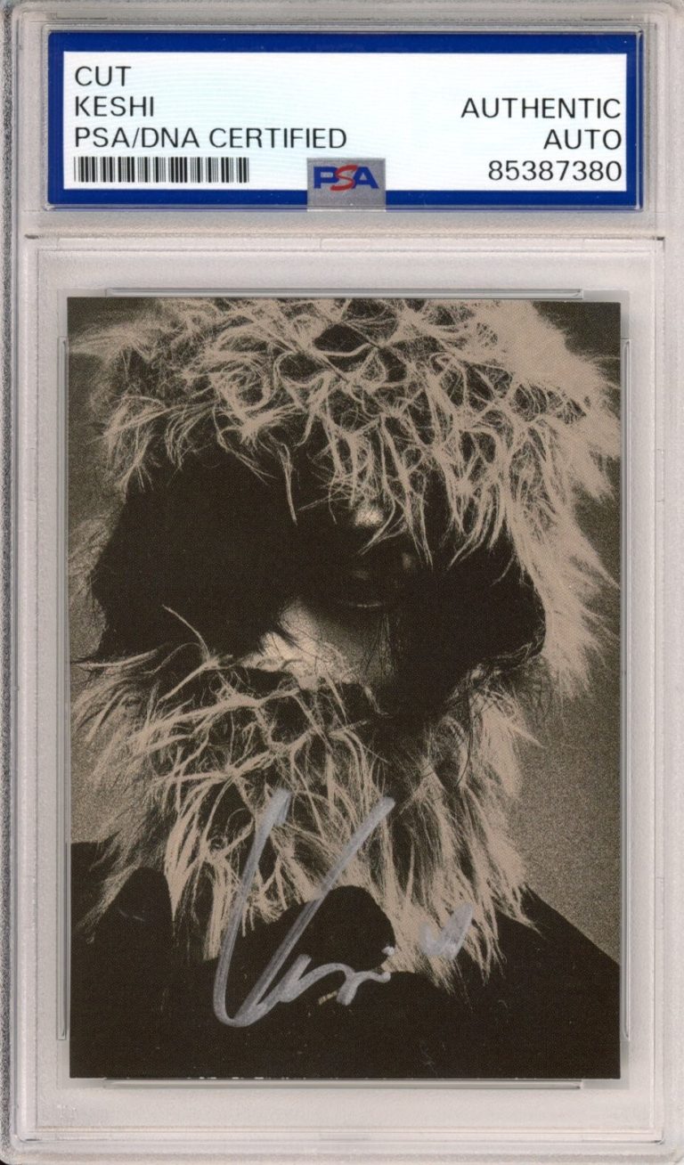 Keshi SIGNED Requiem Album Photograph Art Card PSA DNA COA Certified Autograph
