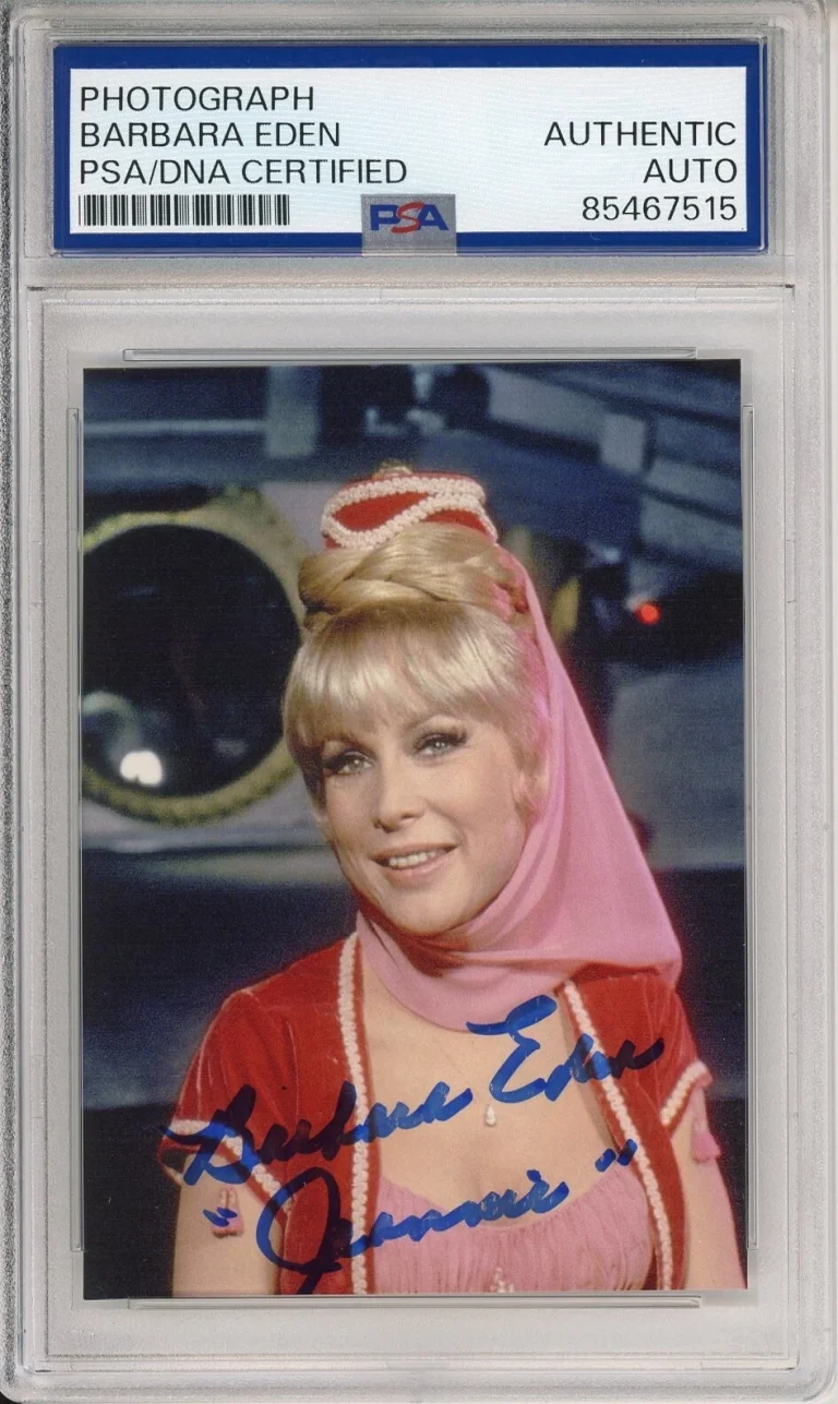 SIGNED Barbara Eden I Dream Of Jeannie SEXY Photograph Autographed PSA DNA COA