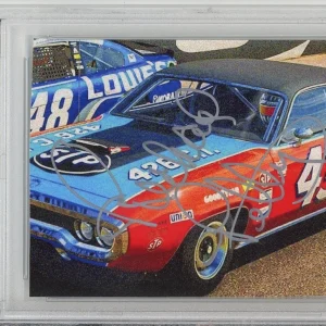RICHARD PETTY NASCAR CAR SIGNED PHOTOGRAPH AUTOGRAPH PSA DNA CERTIFIED PICTURE