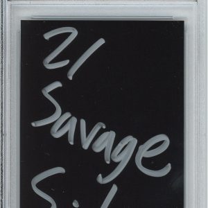 SIGNED 21 Savage Autographed Album Cut Signature Picture Photograph PSA DNA COA
