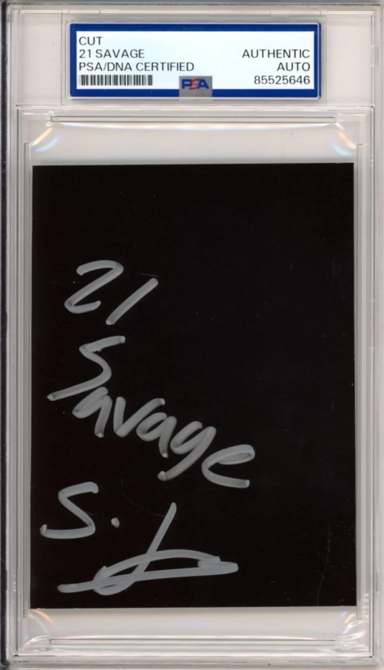 SIGNED 21 Savage ENtIRE FULL Autograph Album Signature Photograph PSA DNA COA