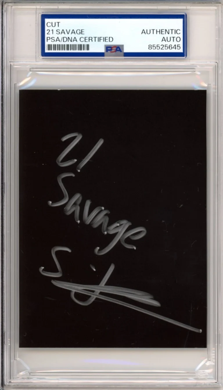 SIGNED 21 Savage ENTIRE FULL Autographed Album Signature Photograph PSA DNA COA