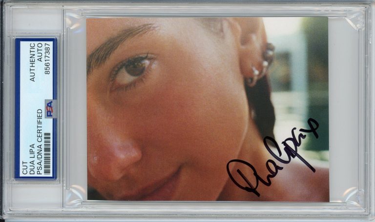 SIGNED DUA LIPA Radical Optimism Sexy Picture PSA DNA COA Autographed Photograph