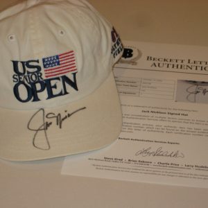 JACK NICKLAUS (PGA) Signed 1997 U.S. SENIOR OPEN HAT w/ Beckett LOA