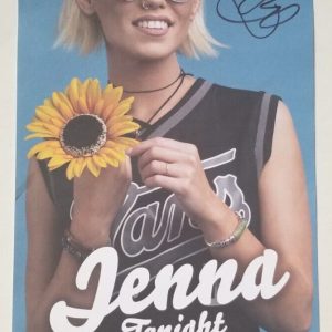 Jenna McDougall of Tonight Alive SIGNED Alt Press Locker Poster #1 COA Autograph