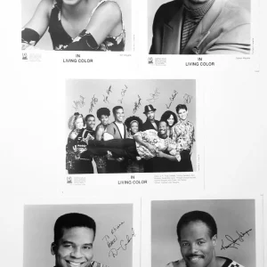 In Living Color TV show cast Autographed Set of 5 Promo Photos Lot (Pre-printed)