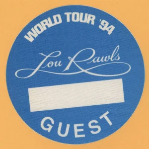 Lou Rawls 1994 Concert Tour GUEST Backstage Pass